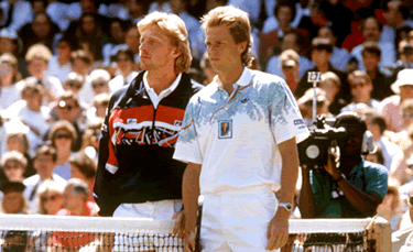 Boris Becker e Stefan Edberg