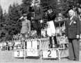 Helsinki 1952: il podio del dressage